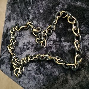 Black and gold necklace
